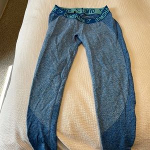 Gymshark seamless leggings blue